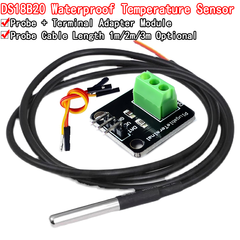 Ds18B20 Temperature Sensor - DS18B20 Temperature Sensor Module Kit Waterproof