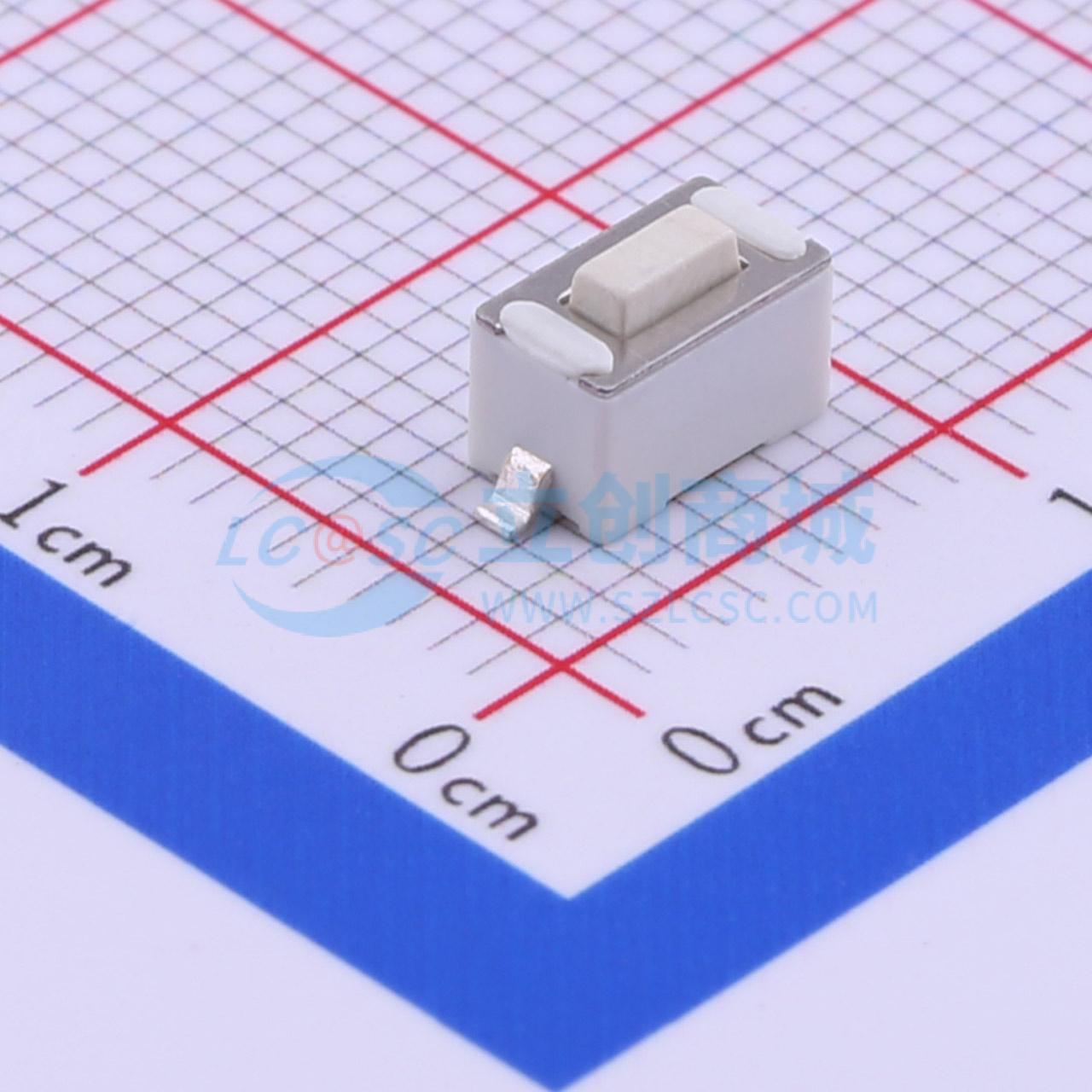Push Button Tactile - 237pcs 1TS002B-2300-4301-CT SMD 6x3.5mm SPST 2.3N