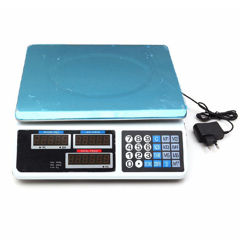Diy Electronics Store - Stainless Steel Electronic Scale 30KG Rechargeable