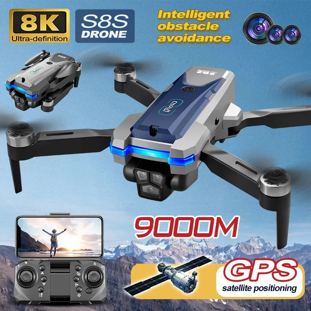 Diy Drone Electronics - S8S GPS Drone 5G Wifi 8K