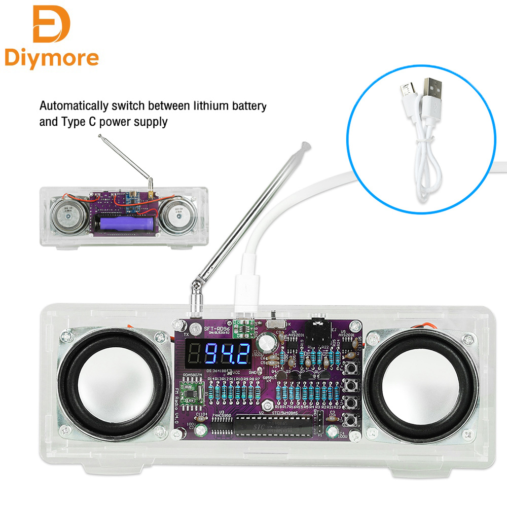 Dual Channel Electronic FM Rad - đánh giá và giá Diy Electronics Youtube Channel