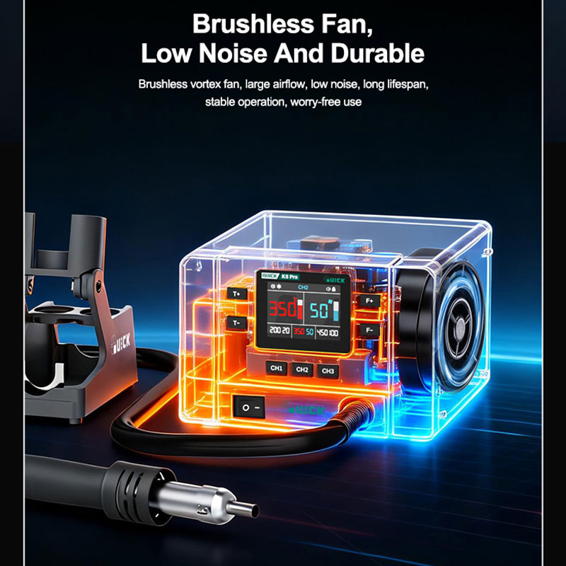 QUICK K8 Pro Intelligent Hot A - đánh giá và giá Hot Air Rework Station