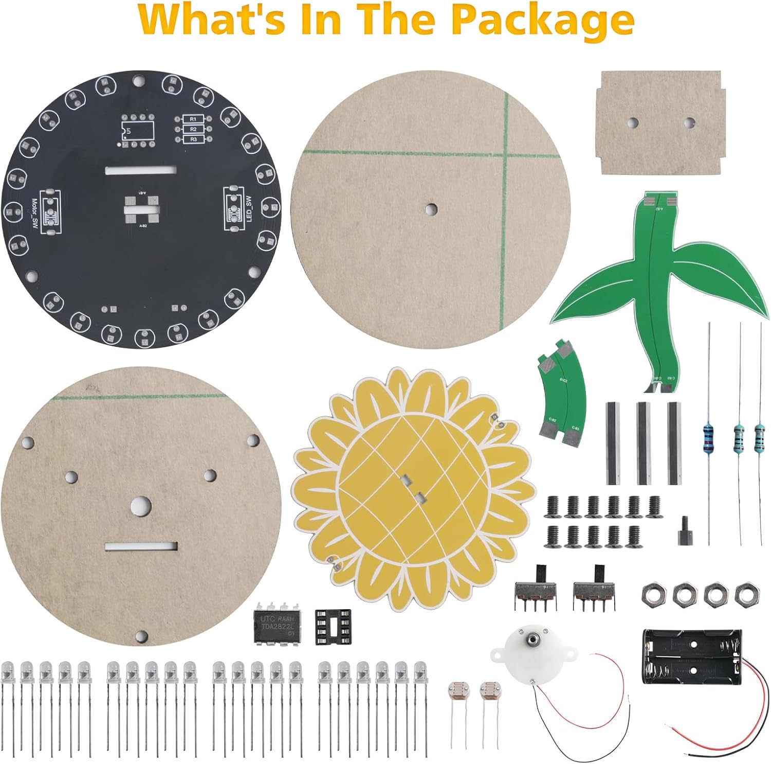 Light Chasing Sunflower Solder - đánh giá và giá Diy Electronics Kits For Adults