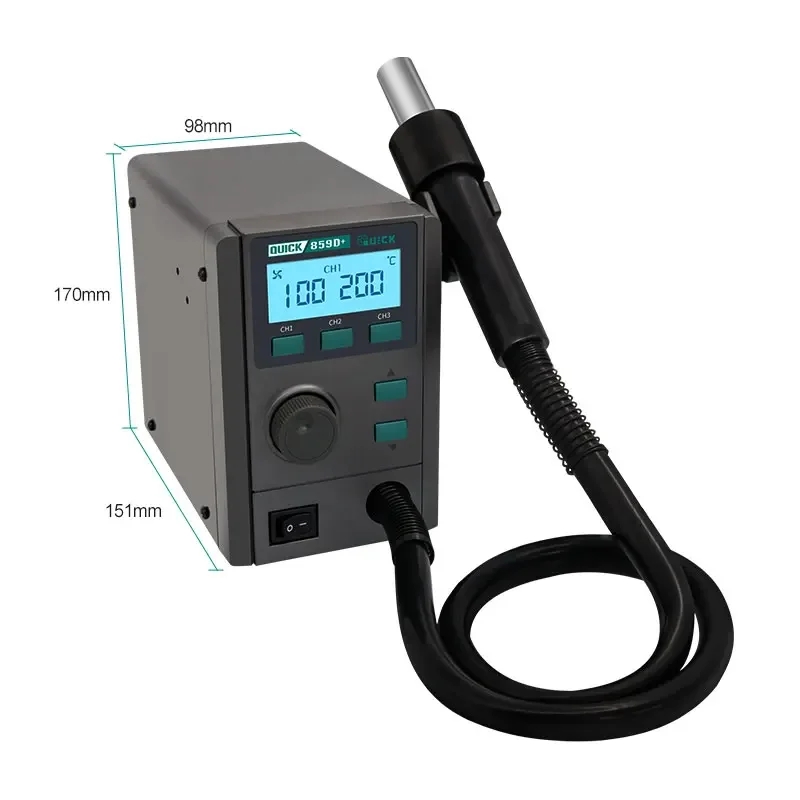 Quick 859D+ Hot Air Gun Solder - đánh giá và giá Hot Air Rework Station