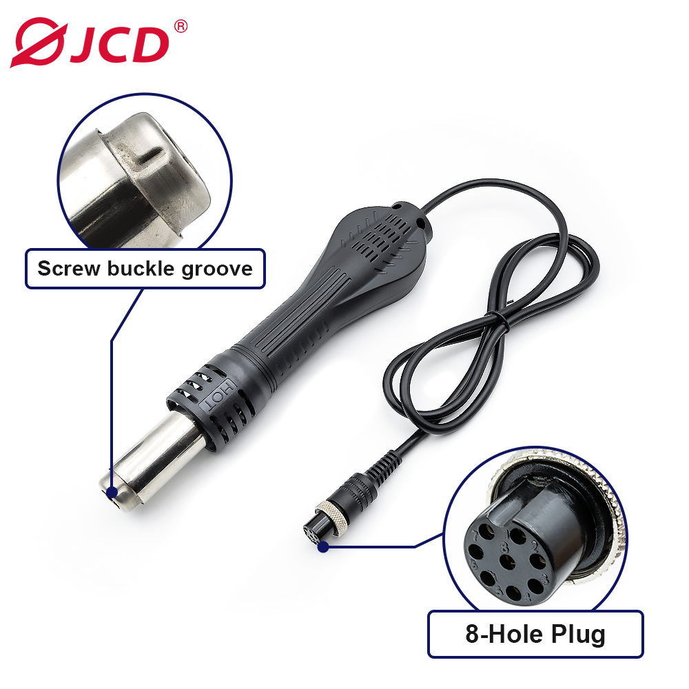 JCD 8-Hole Hot Air Gun Handle  - đánh giá và giá Hot Air Rework Station