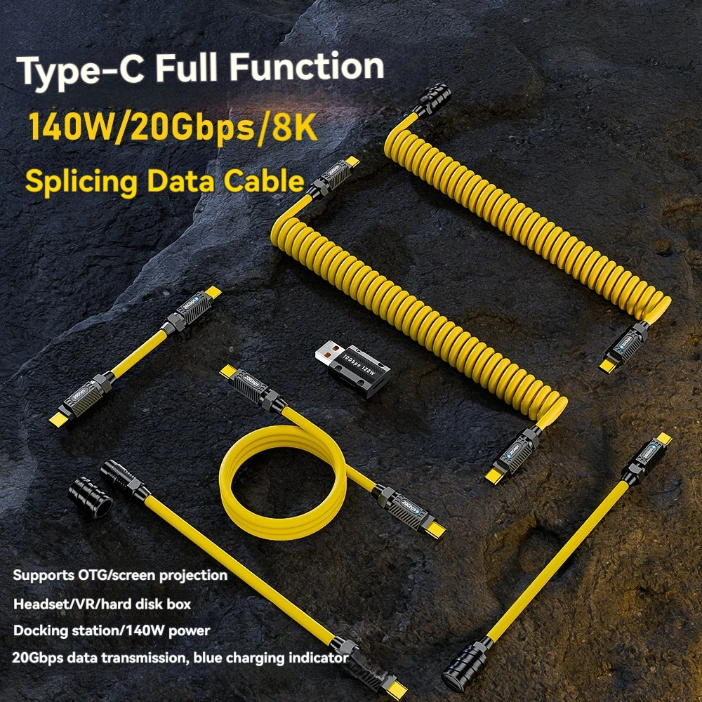 7in1 USB C Geek Data Cable DIY - đánh giá và giá Diy Electronics Organizer