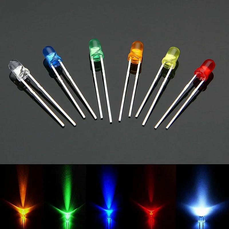 100/200PCS 3mm 5mm Multicolor  - đánh giá và giá R/Diy Electronics