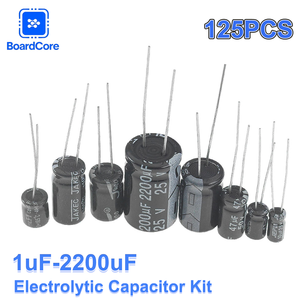 25 Values 125PCS Electrolytic  - đánh giá và giá Hobby Diy Electronics Kit
