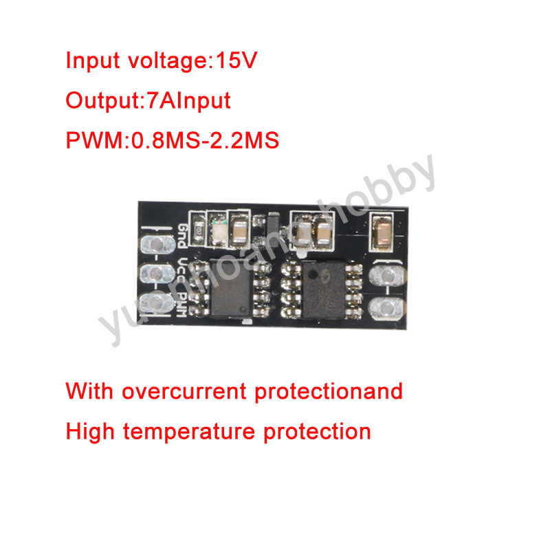 1PC 3.5-15V Bàn Chải ESC 2 Chi - đánh giá và giá Diy Boat Electronics
