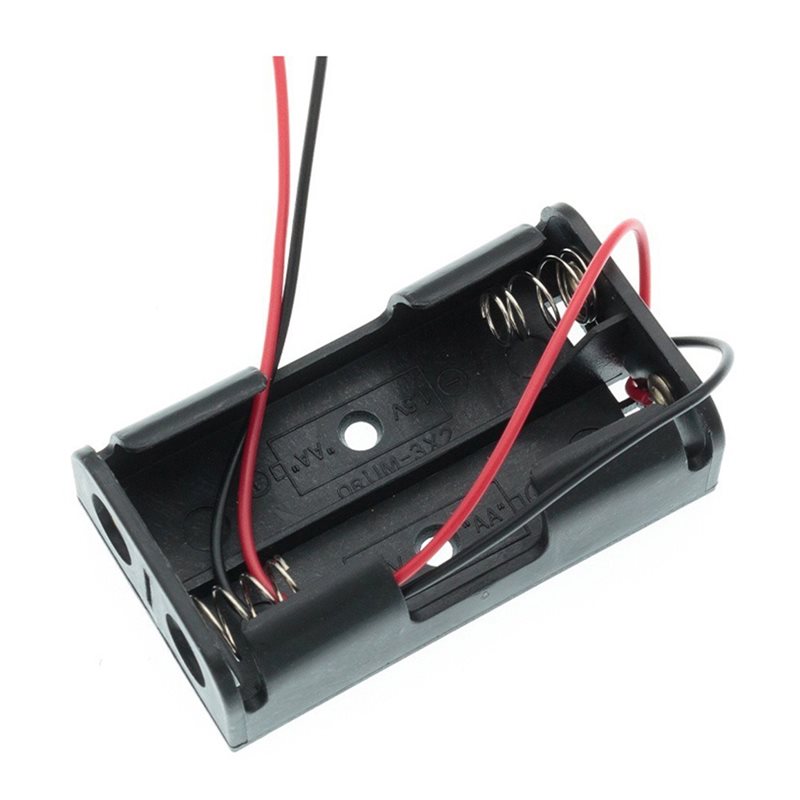 AAAEL-100Pcs 2AA Battery Case  - đánh giá và giá Diy Electronics Wire