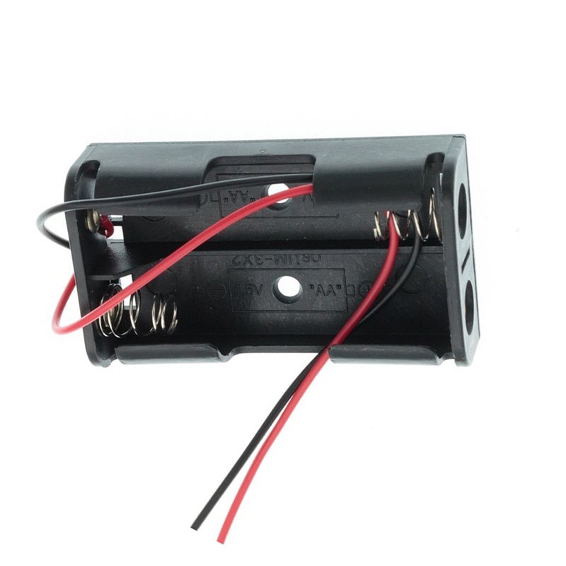 AAAEL-100Pcs 2AA Battery Case  - đánh giá và giá Diy Electronics Wire
