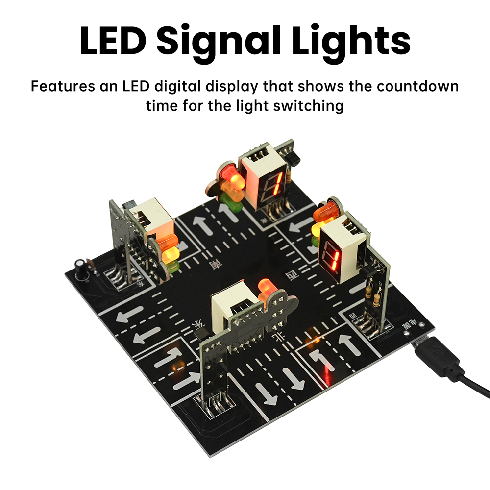 Traffic Light Simulator Kit wi - đánh giá và giá Diy Electronics Kits For Adults