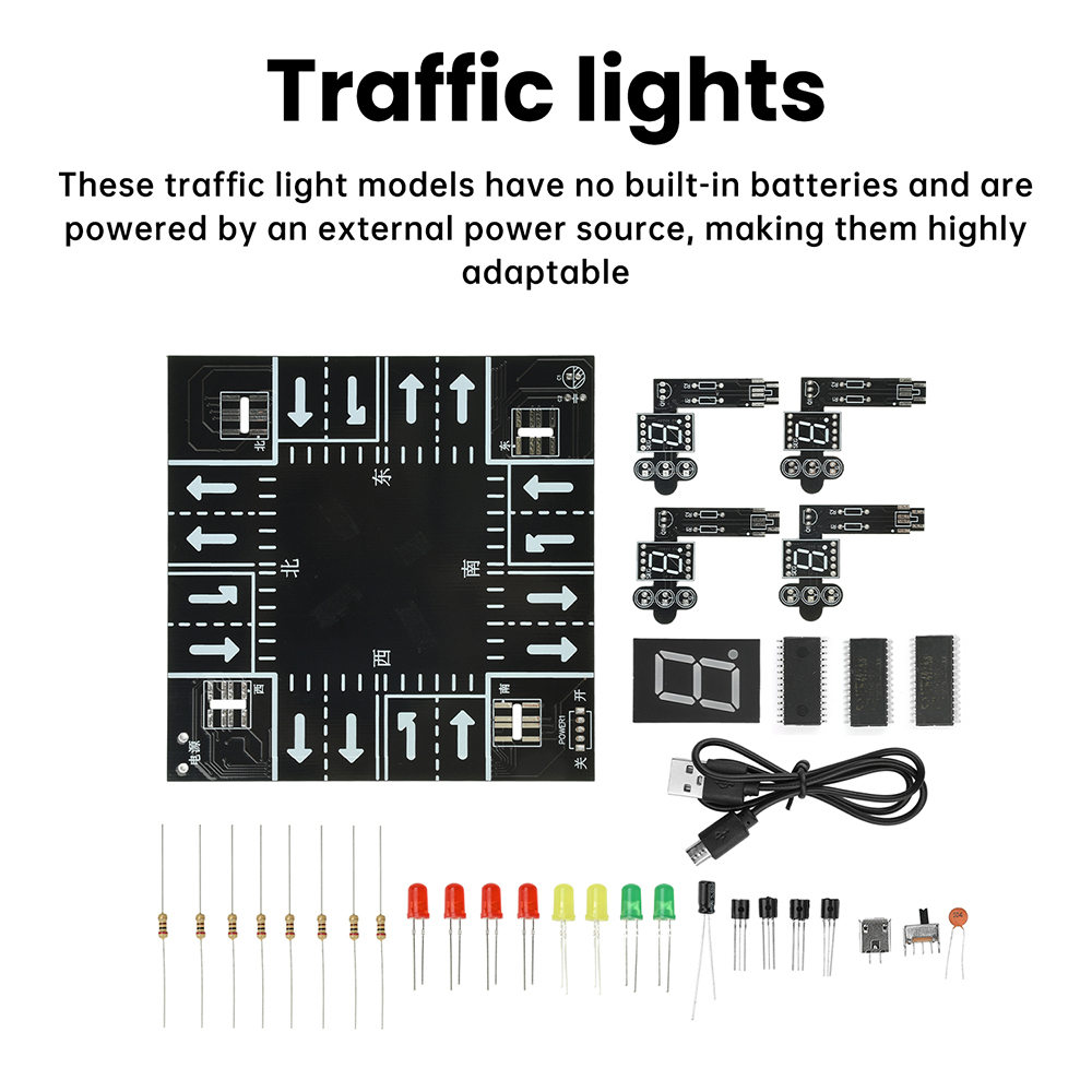 Traffic Light Simulator Kit wi - đánh giá và giá Diy Electronics Kits For Adults