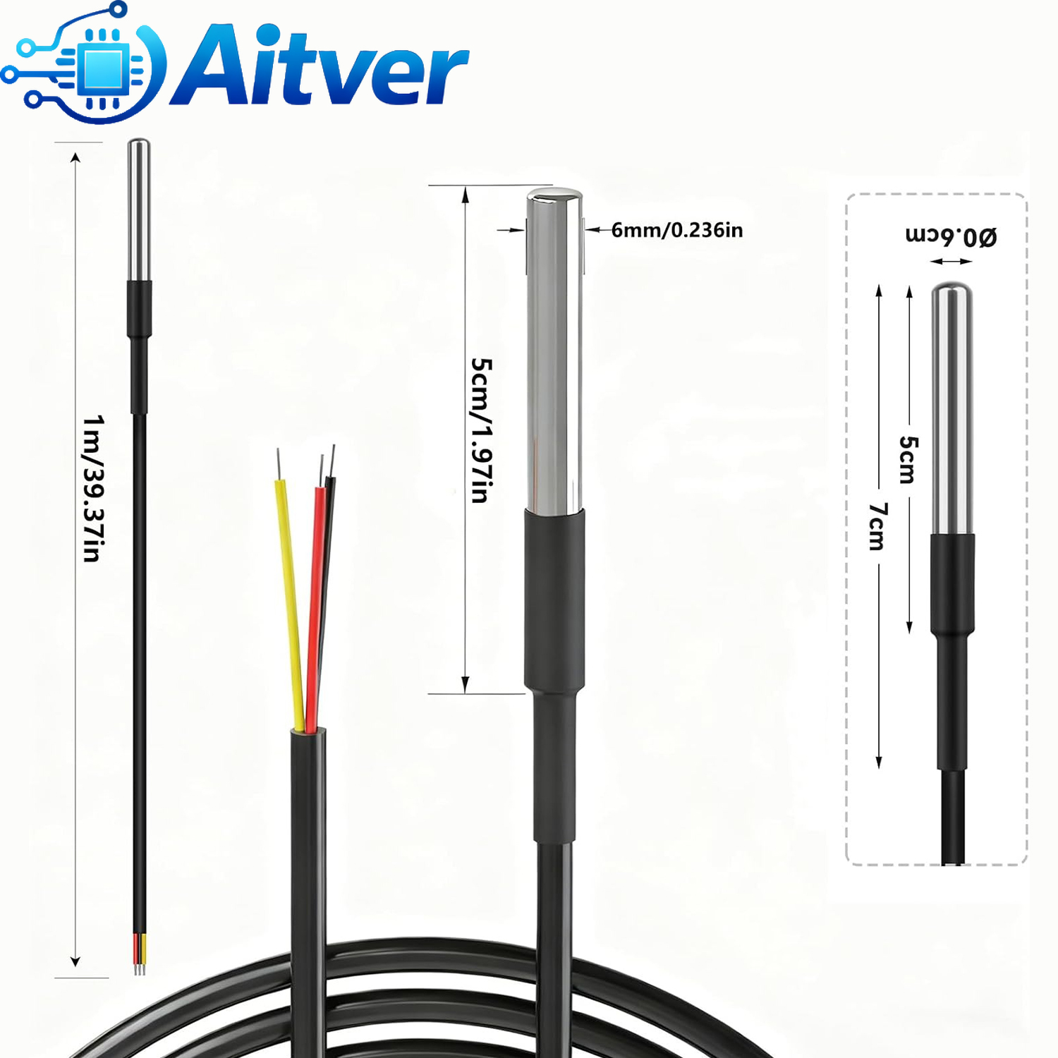 DS18B20 Waterproof Temperature - đánh giá và giá Ds18B20 Temperature Sensor