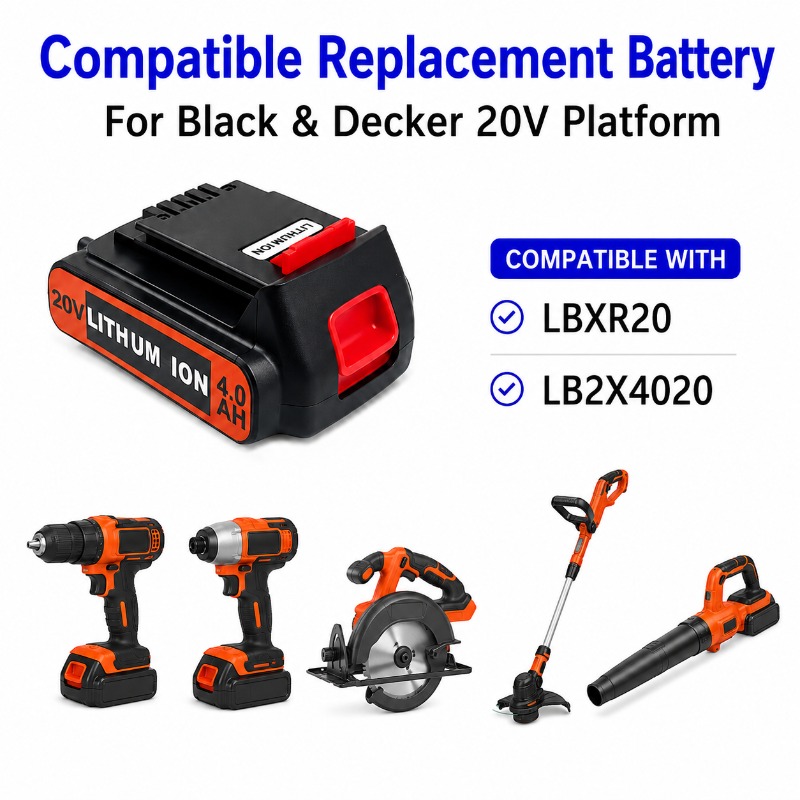20V 6.0Ah Battery For Black&De - đánh giá và giá Black+Decker Tool Cordless