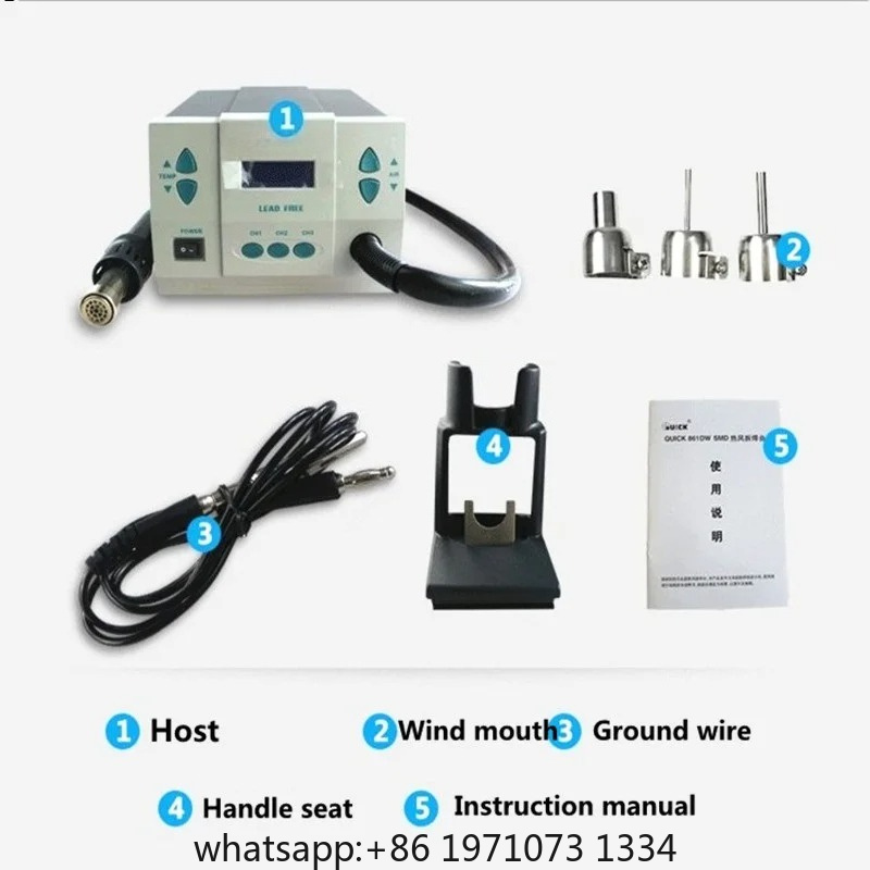 220V Original  861DW Heat Gun  - đánh giá và giá Hot Air Rework Station