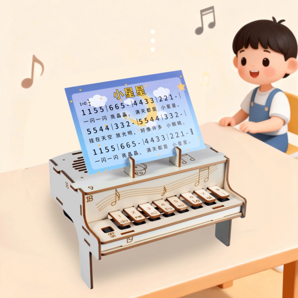 DIY Wooden Electronic Piano Mo - đánh giá và giá Diy Electronics Kits For Adults