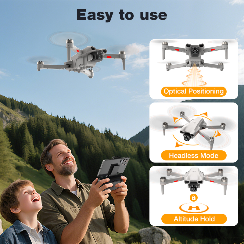 NEW Hot L017 Pro Drone Brushle - đánh giá và giá Diy Drone Electronics