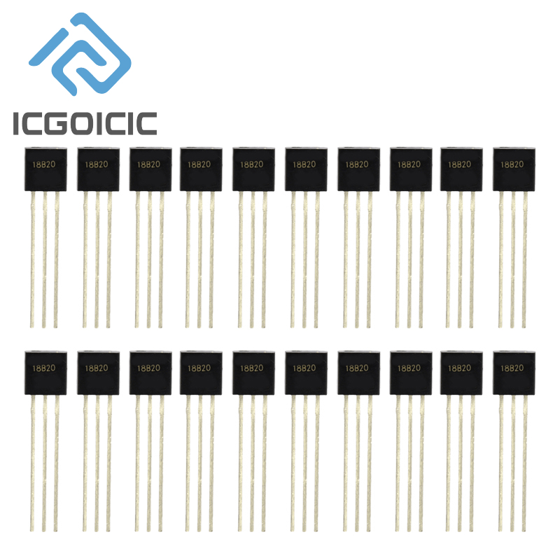 1-100pcs DS18B20 DS18B TO-92 C - đánh giá và giá Ds18B20 Temperature Sensor