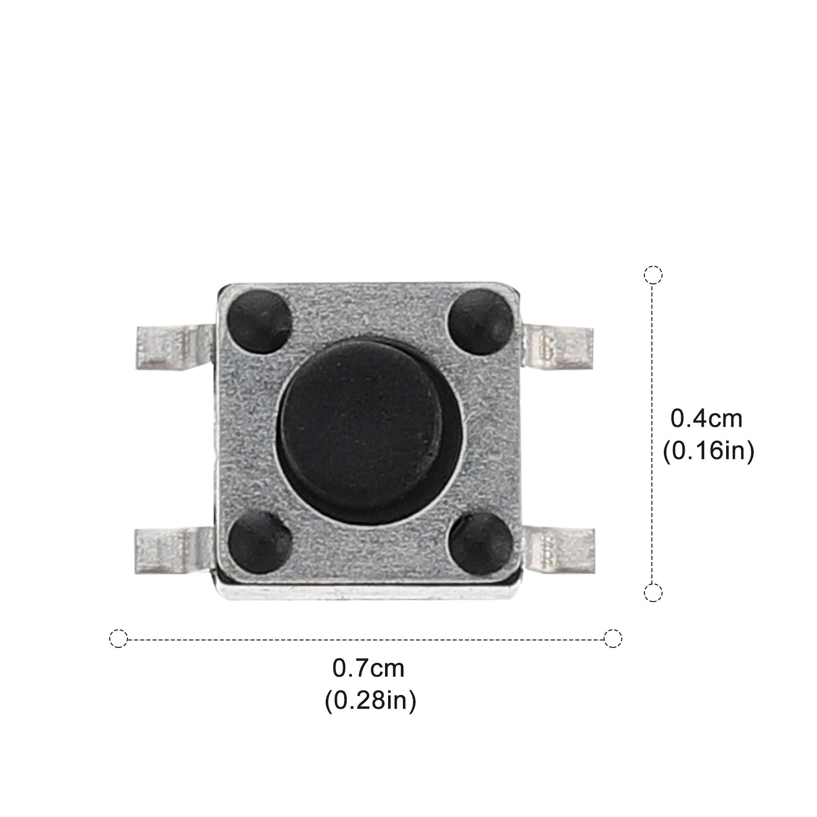 100Pcs Tactile Push Button Swi - đánh giá và giá Push Button Tactile