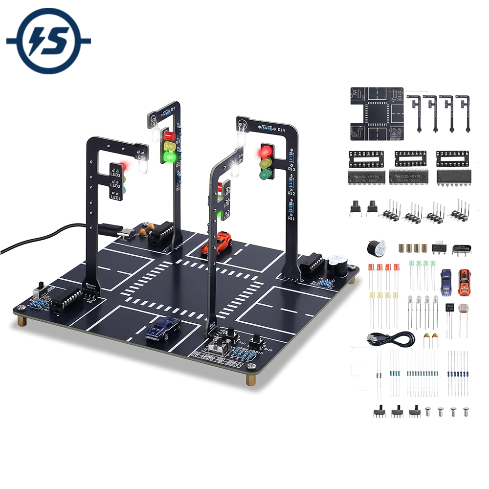 Traffic Light Simulator Kit wi - đánh giá và giá Diy Electronics Kits For Adults