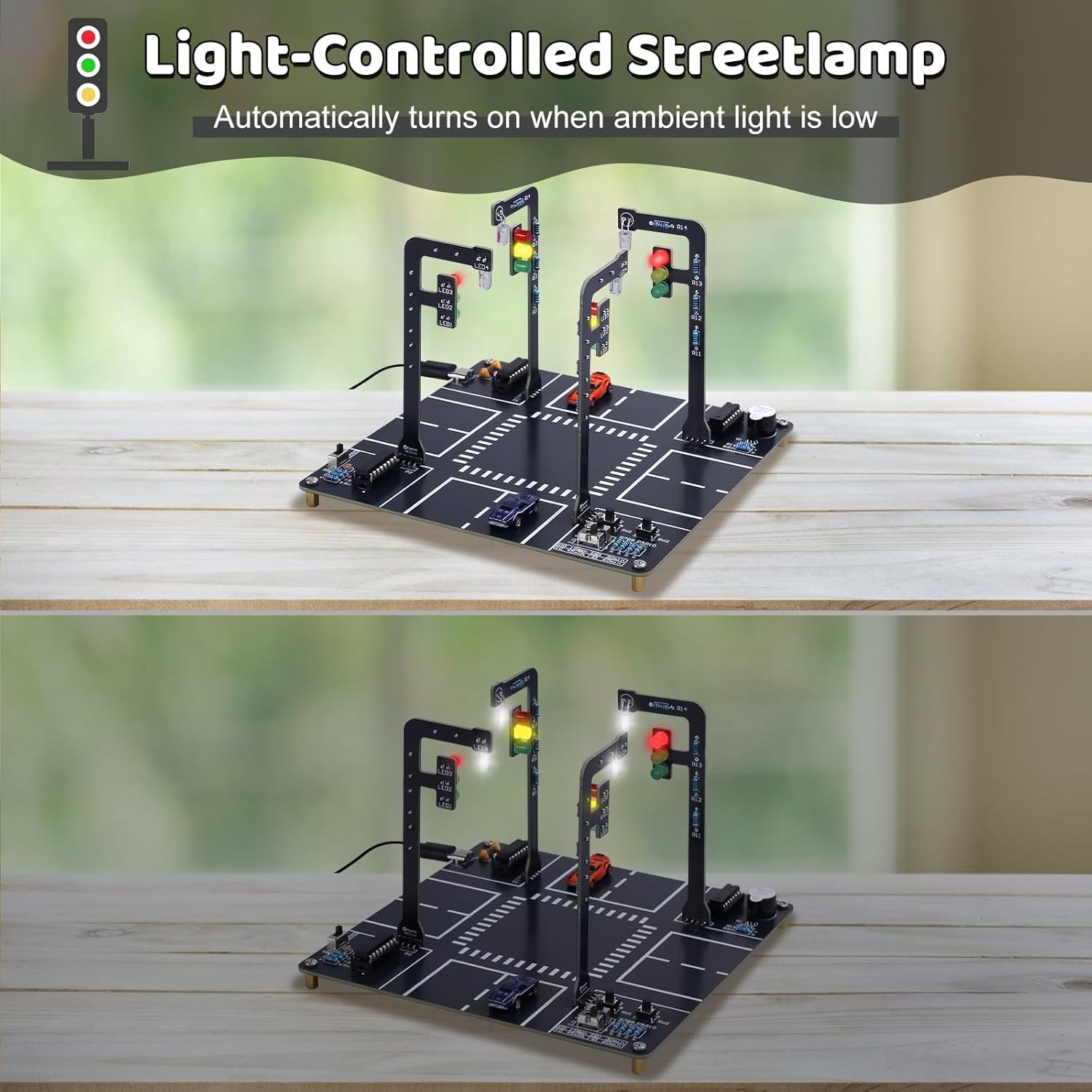 Traffic Light Simulator Kit wi - đánh giá và giá Diy Electronics Kits For Adults